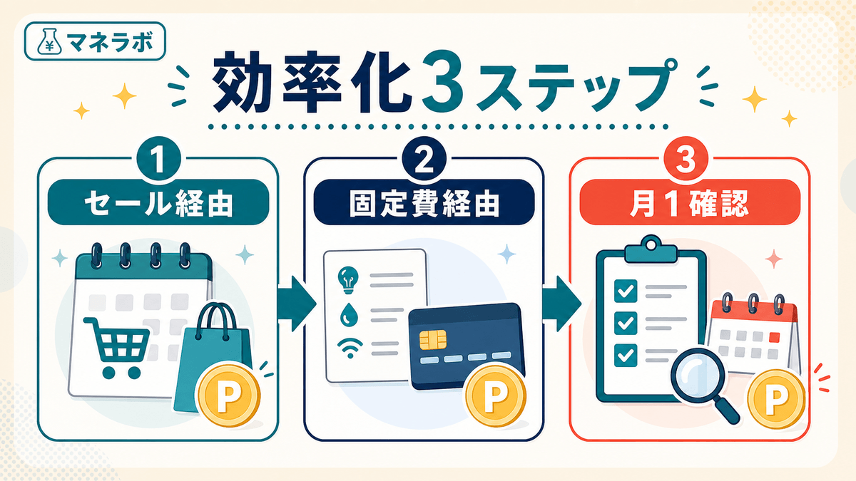 会社員が効率よく貯める3ステップ（楽天セール経由→ふるさと納税→カード発行）